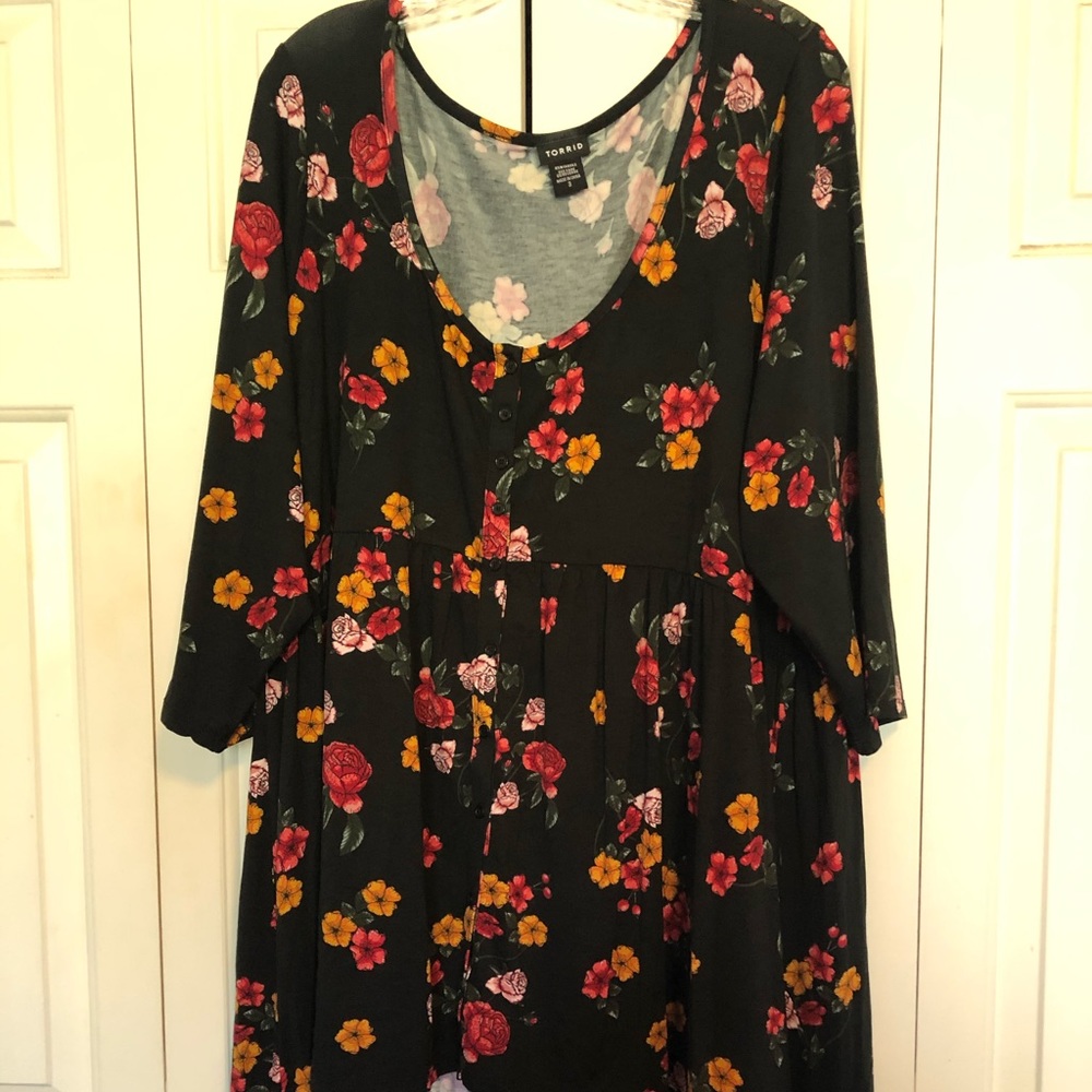 Floral Babydoll Top